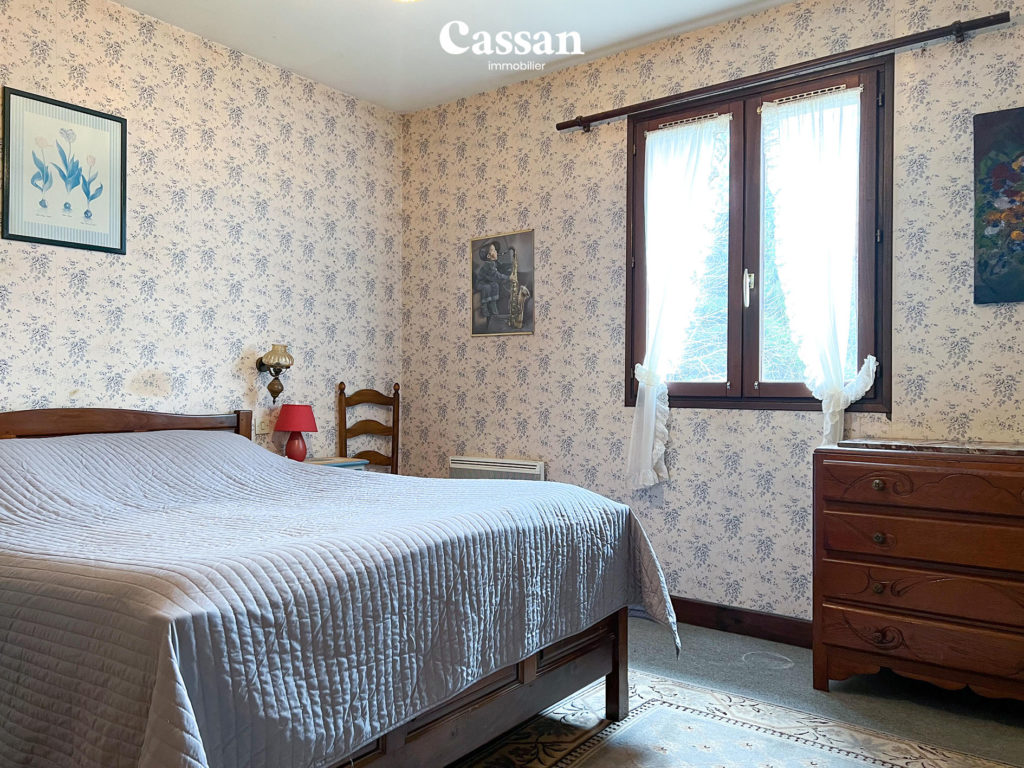 Chambre maison à vendre Corrèze Cassan immobilier