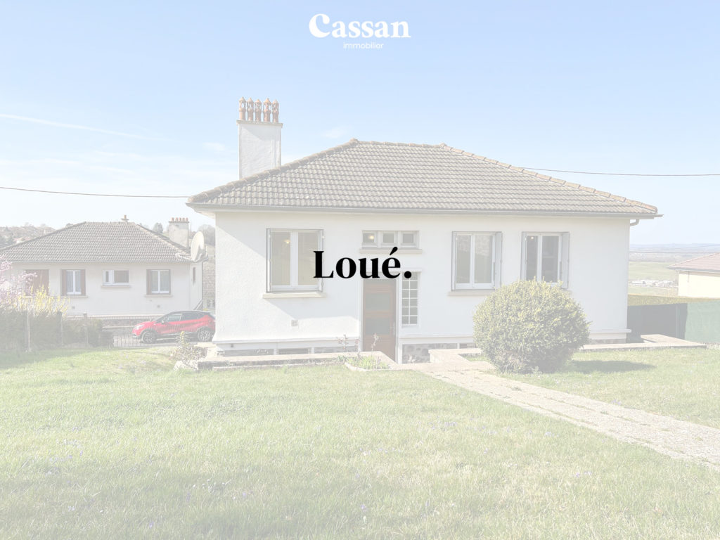 Maison louée Aurillac Cassan immobilier