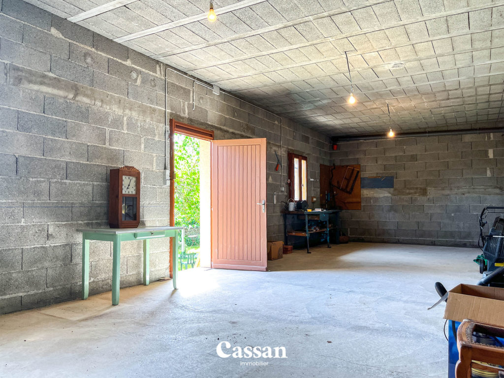 Sous sol maison à vendre Aurillac Cassan immobilier