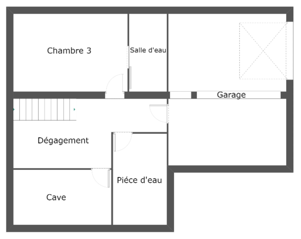 Plan appartement à vendre Giou-de-Mamou Cassan immobilier