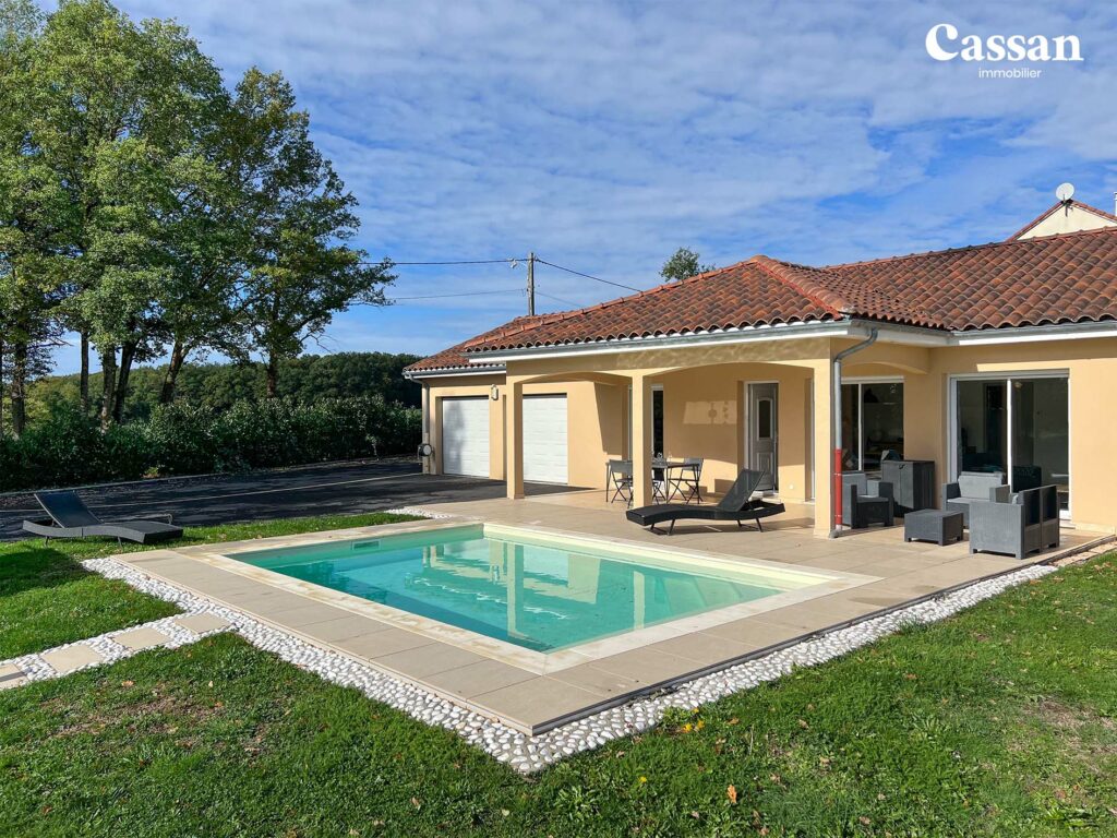 Maison à vendre piscine Saint Etienne Cantalès Cassan immobilier