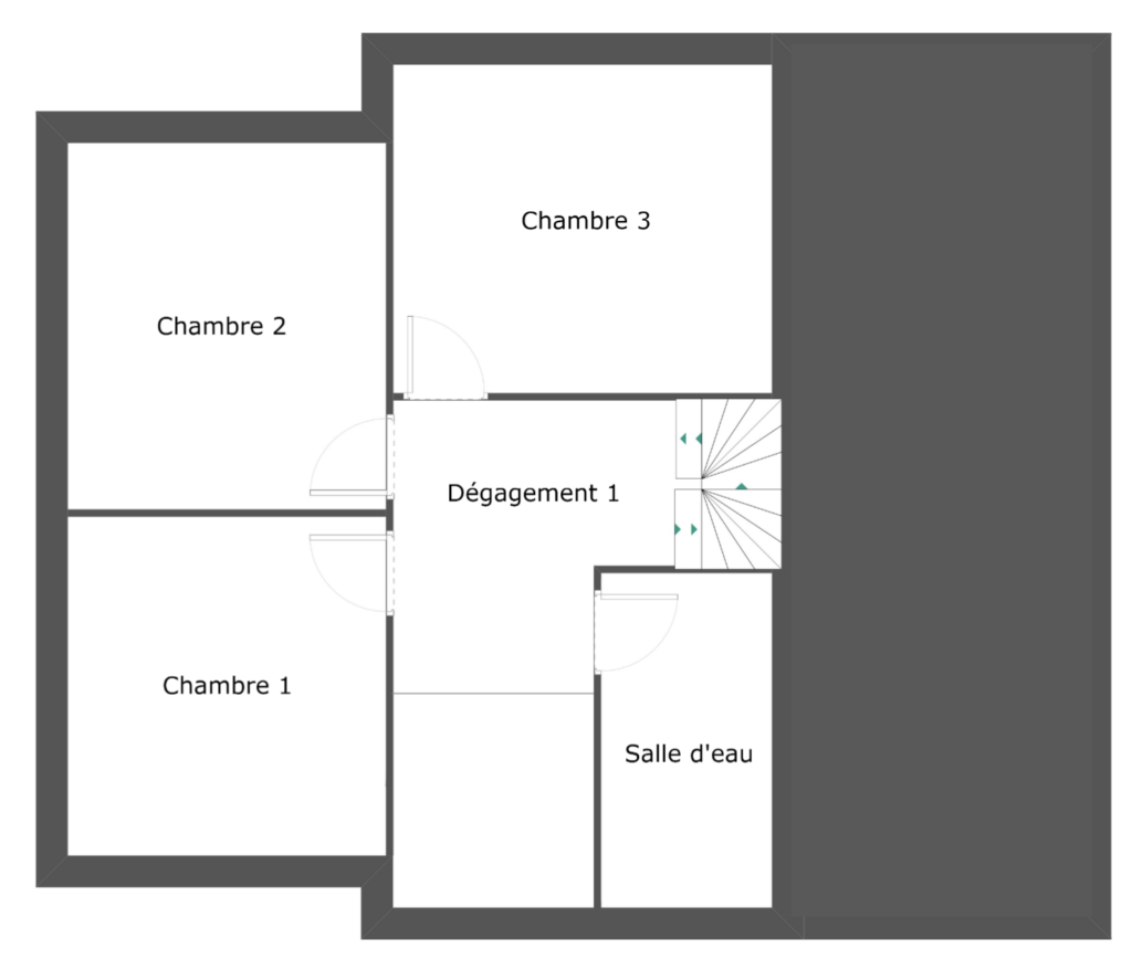 Plans maison à vendre Aurillac Cassan immobilier