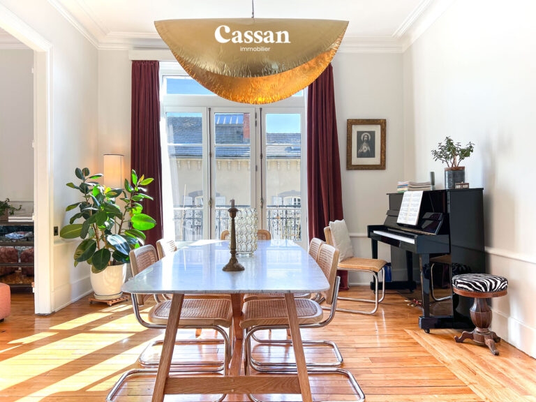 Salle à manger appartement à vendre Aurillac Cassan immobilier