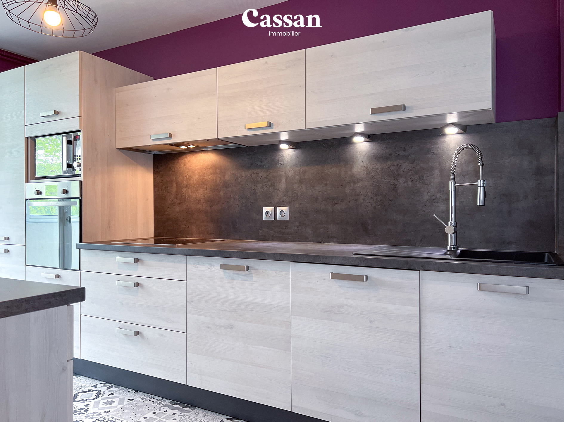 Cuisine appartement à vendre Aurillac Cassan immobilier