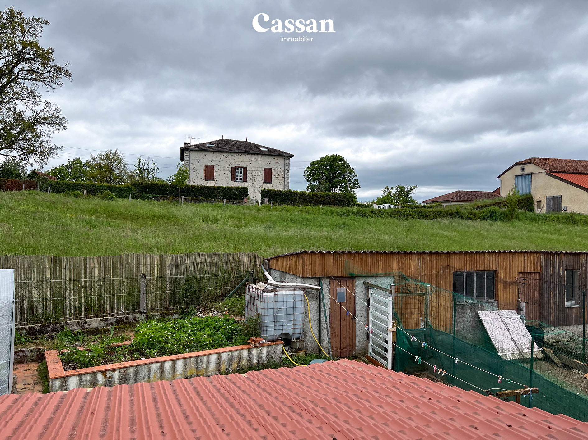 Vue maison à vendre Saint-Paul-des-Landes Cassan immobilier