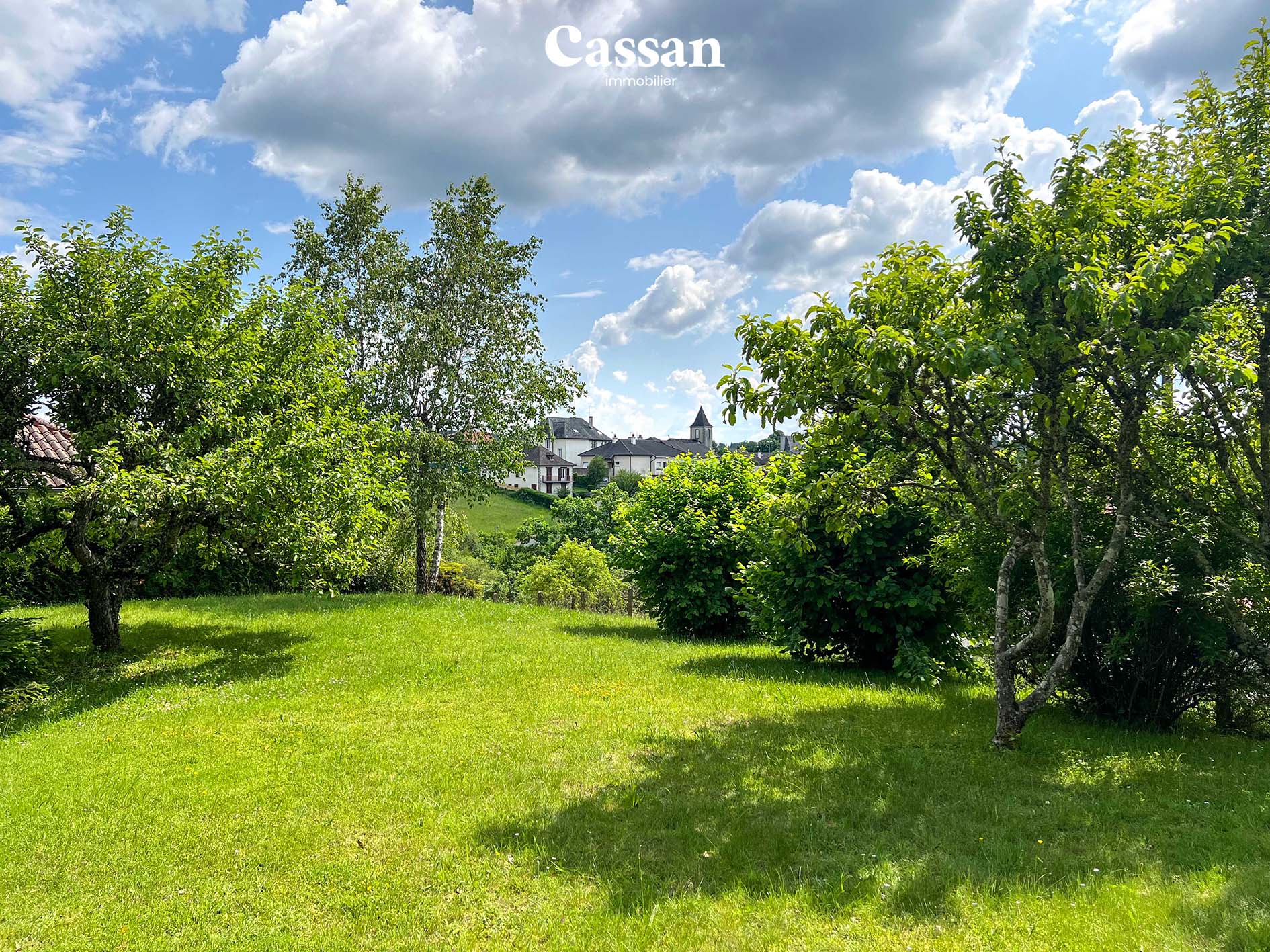 Jardin maison à vendre Bex Ytrac Cassan immobilier