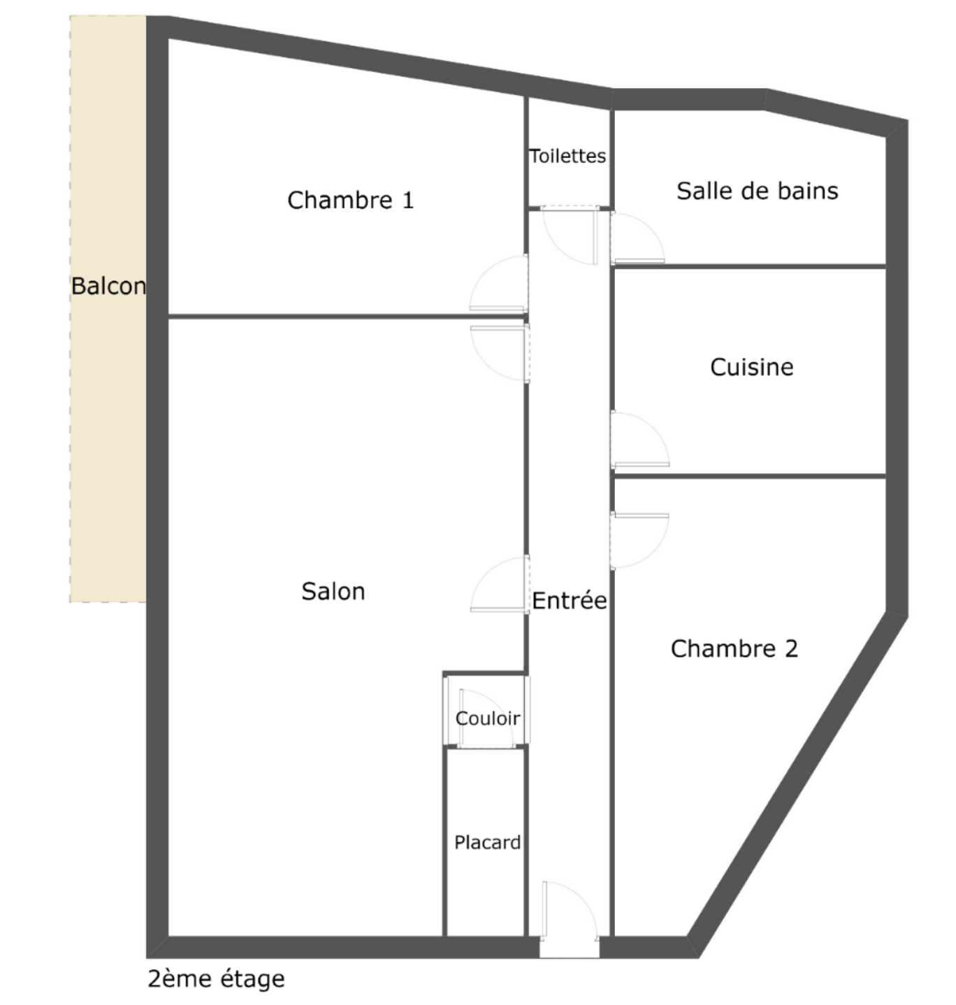 Plans appartement à vendre Aurillac Cassan immobilier