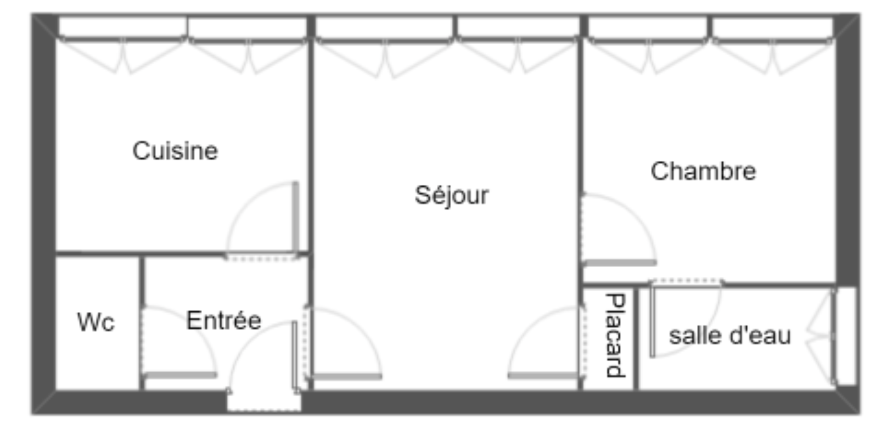 Plans appartement à vendre Clermont-Ferrand Cassan immobilier