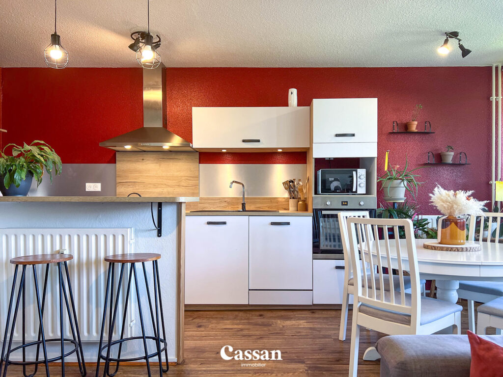 Cuisine appartement à vendre Aurillac Cassan immobilier agence immobilière