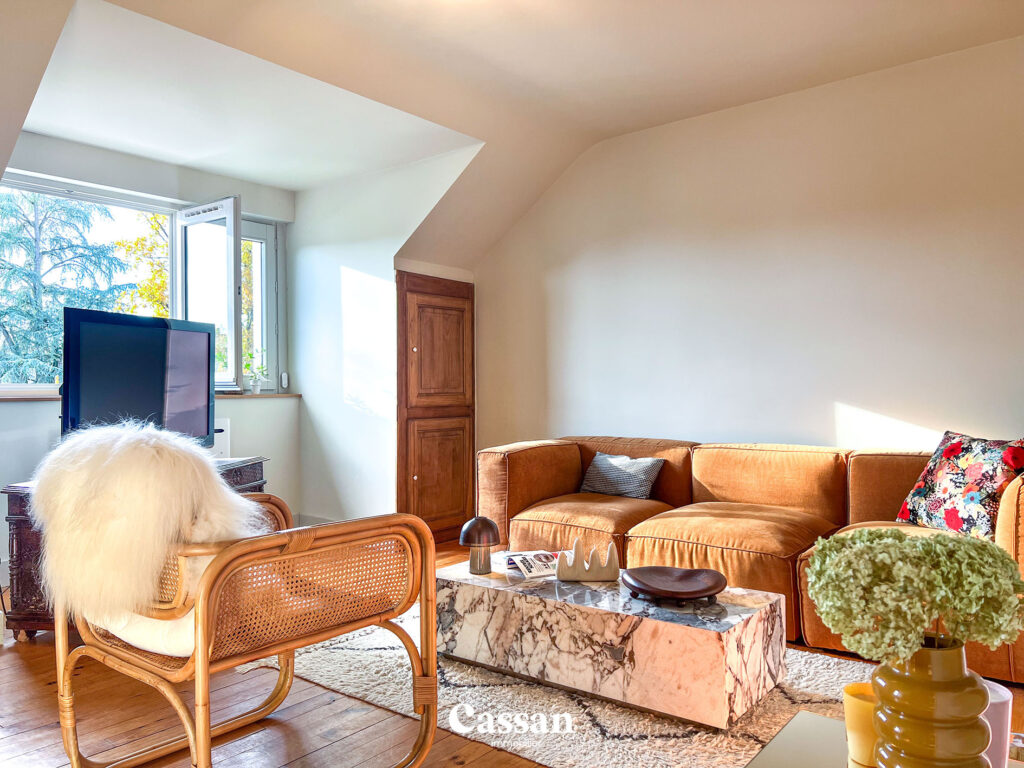 Salon appartement à vendre Aurillac Cassan immobilier agence immobilière