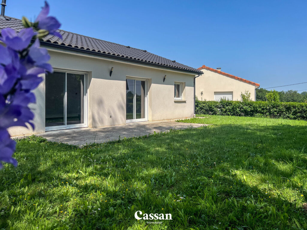 Façade maison à vendre Bex d'Ytrac Cassan immobilier agence Immobilière