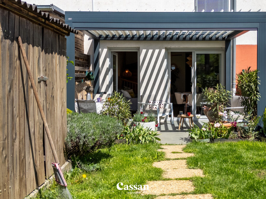 Terrasse extérieur appartement à vendre Aurillac Cassan immobilier agence immobilière