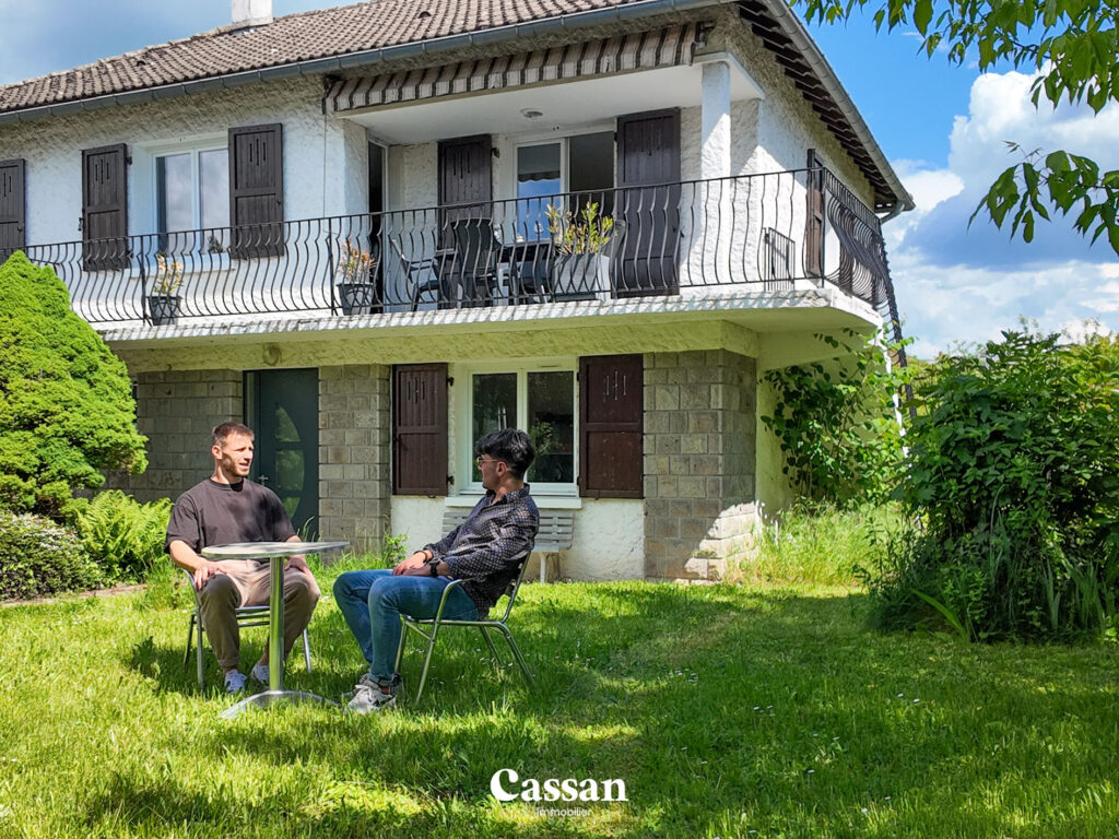Jardin maison à vendre Arpajon-sur-Cère Cassan immobilier agence immobilière