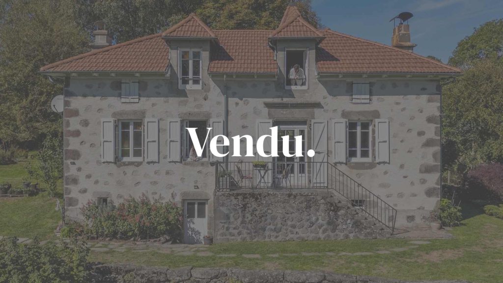 maison vendue - agence immobilière Aurillac Cassan immobilier