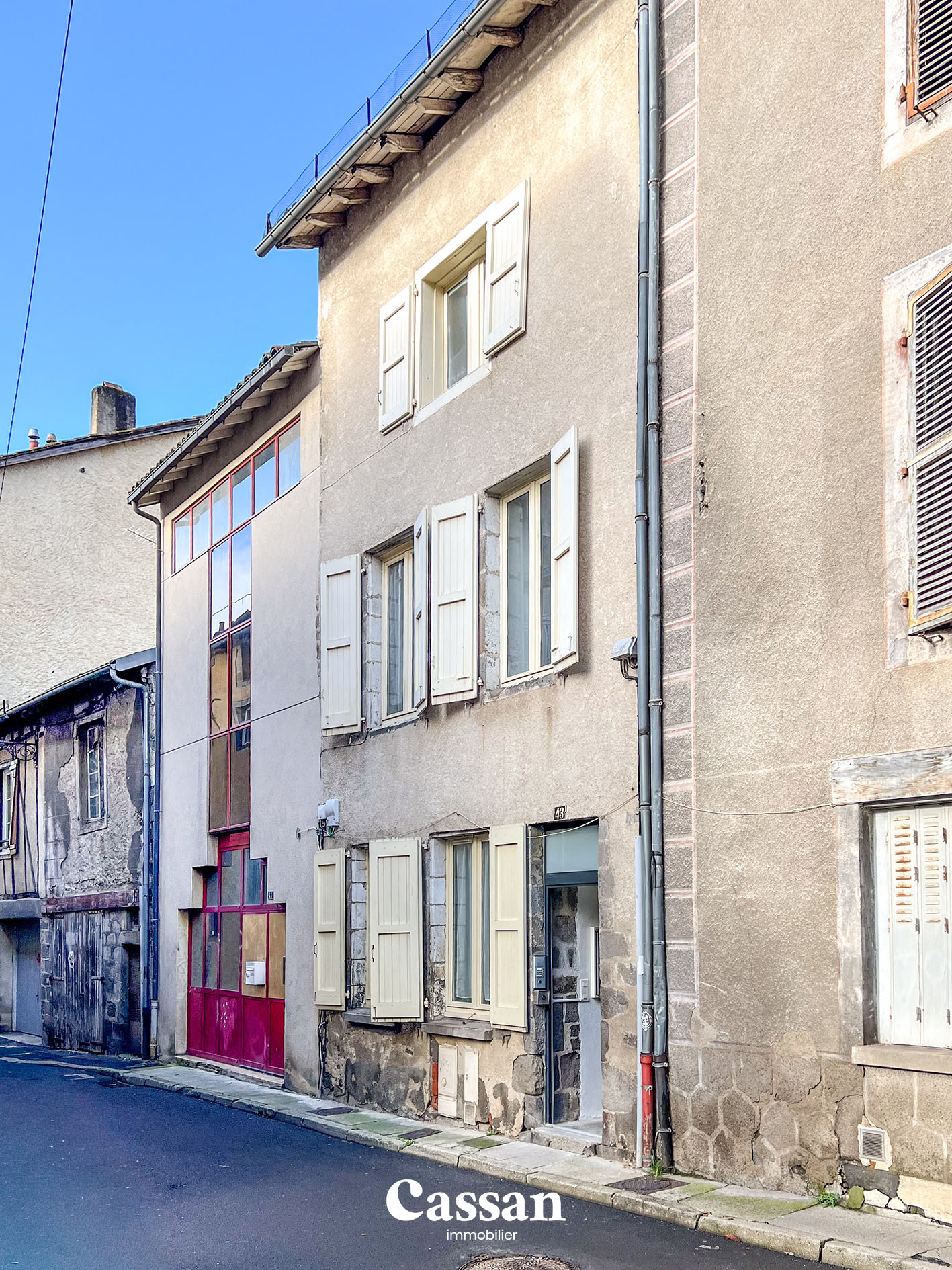 Immeuble à vendre Cassan Immobilier agence immobilière Aurillac