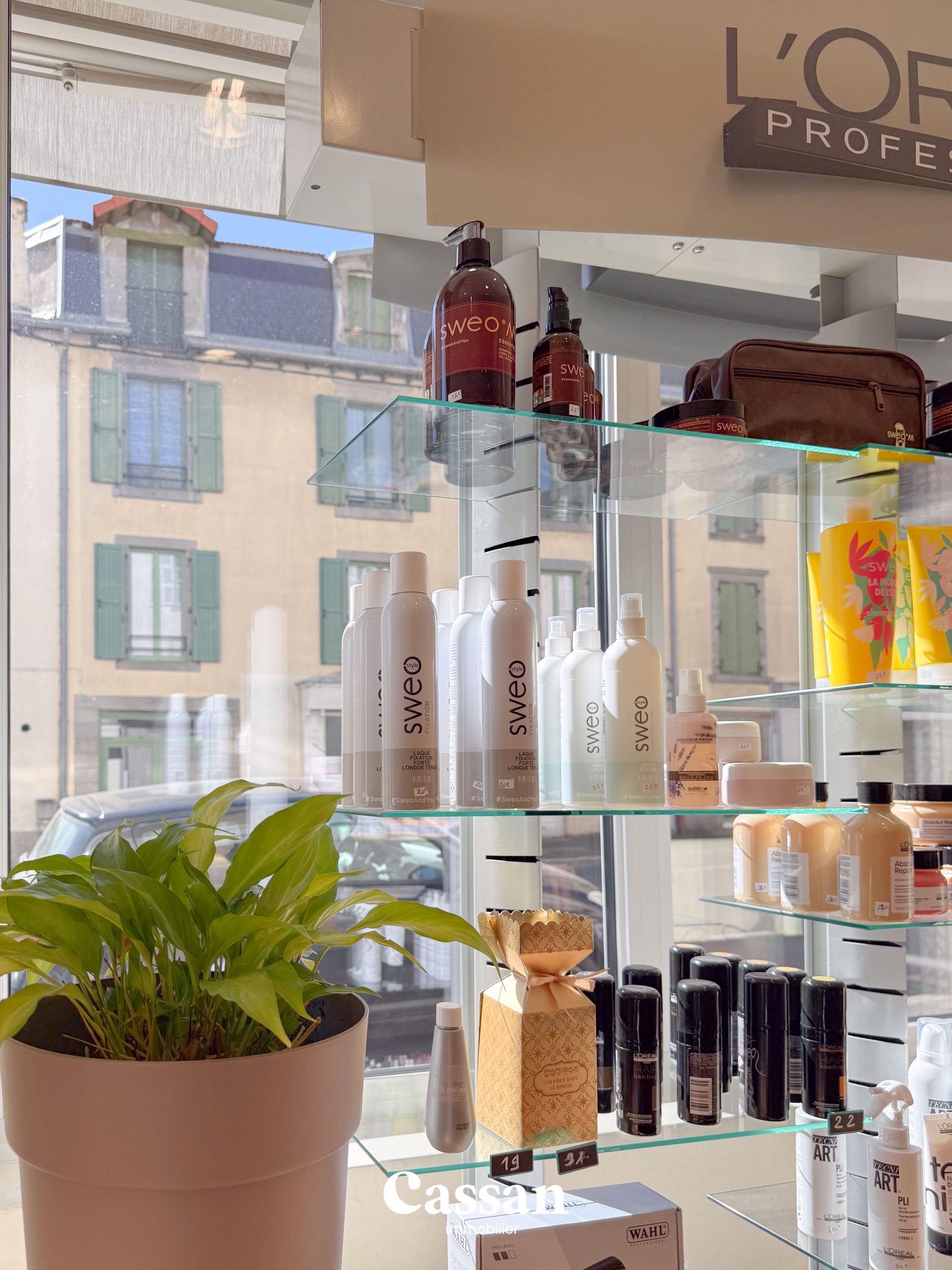 salon de coiffure - Cassan Immobilier